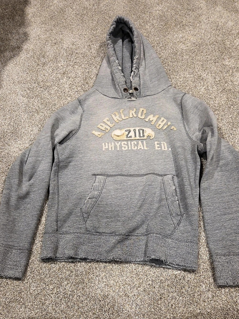 Abercrombie & Fitch Muscle Gray Hoodie Size Large